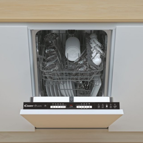 Candy Dishwasher CDIH 1L952 Built-in, Width 44.8 cm, Number of place settings 9, Number of programs 5, Energy efficiency class F