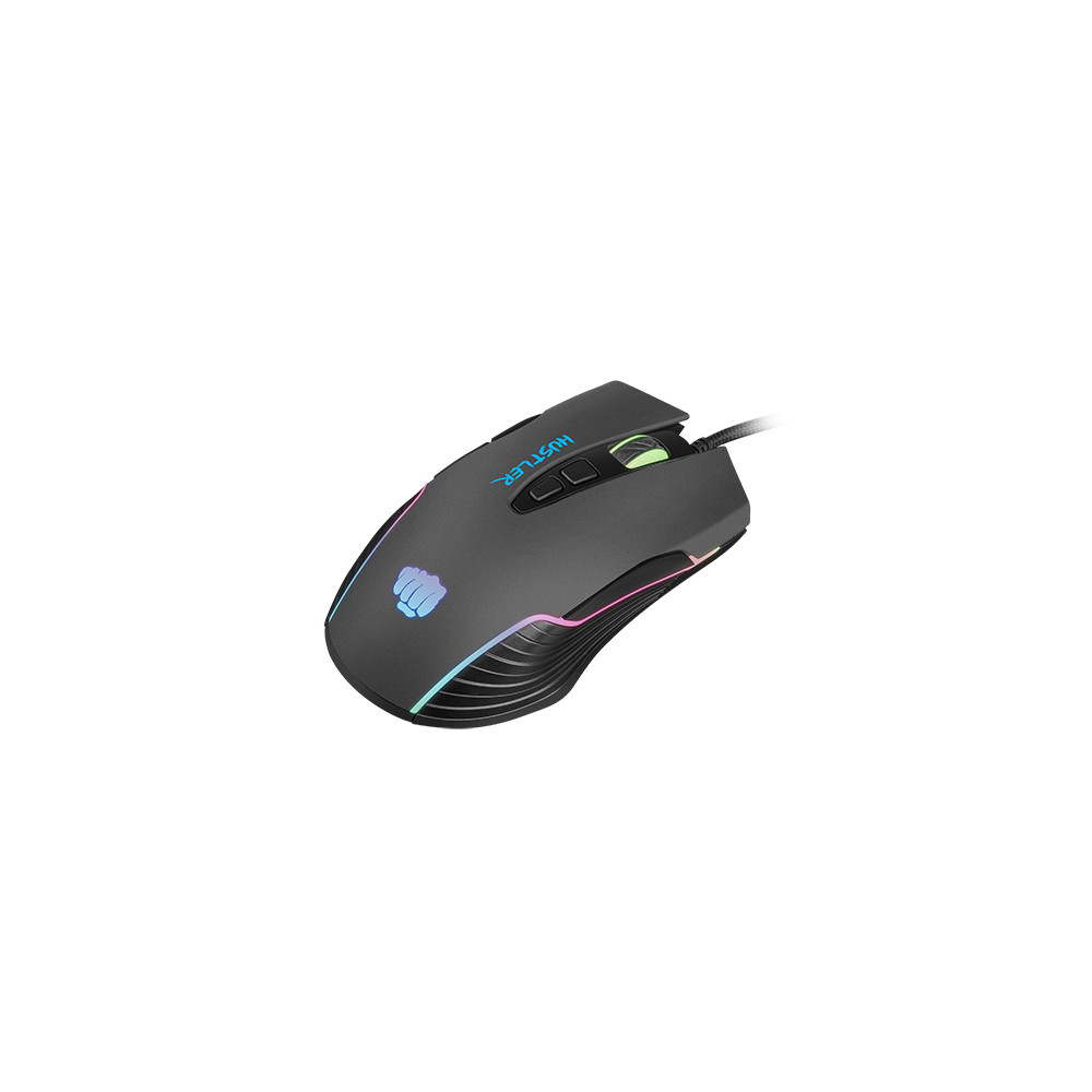 Fury Gaming Mouse Fury Hustler Wired, 500-6400 DPI, Black