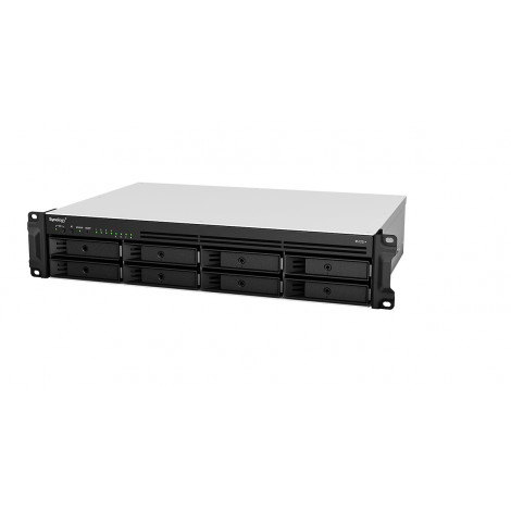 Synology Rack NAS RS1221+ Up to 8 HDD/SSD Hot-Swap, Ryzen V1500B Quad Core, Processor frequency 2.2 GHz, 4 GB, DDR4, RAID 0,1,5,