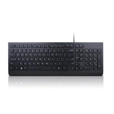 Lenovo Essential Wired Keyboard Wired via USB-A, Keyboard layout Estonian, Black