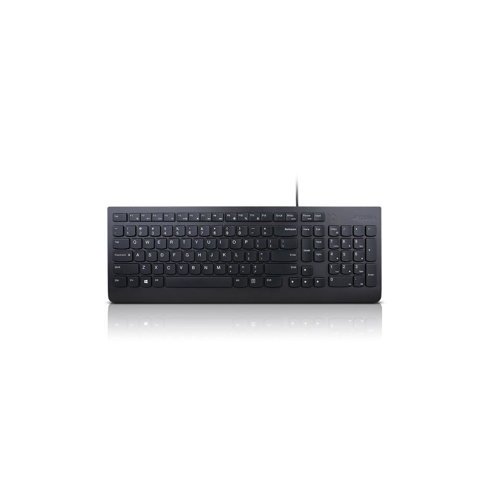 Lenovo Essential Wired Keyboard Wired via USB-A, Keyboard layout Estonian, Black