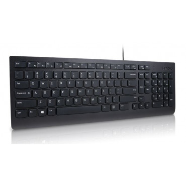 Lenovo Essential Wired Keyboard Wired via USB-A, Keyboard layout Estonian, Black