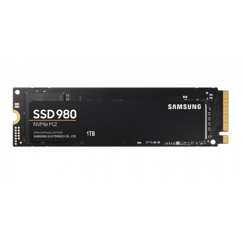 Samsung V-NAND SSD 980 1000 GB, SSD form factor M.2 2280, SSD interface M.2 NVME, Write speed 3000 MB/s, Read speed 3500 MB/s