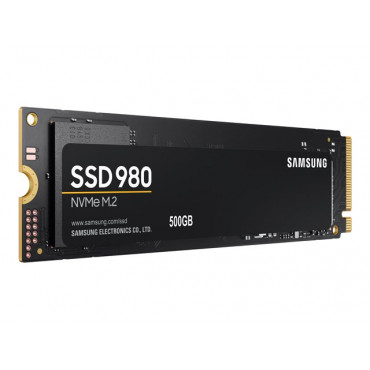 Samsung V-NAND SSD 980 500 GB, SSD form factor M.2 2280, SSD interface M.2 NVME, Write speed 3000 MB/s, Read speed 3500 MB/s