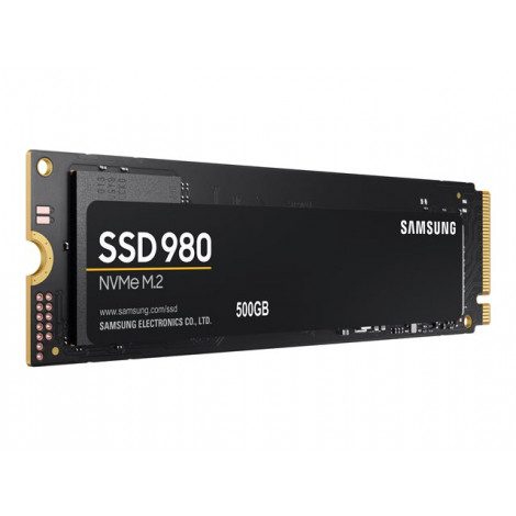 Samsung V-NAND SSD 980 500 GB, SSD form factor M.2 2280, SSD interface M.2 NVME, Write speed 3000 MB/s, Read speed 3500 MB/s