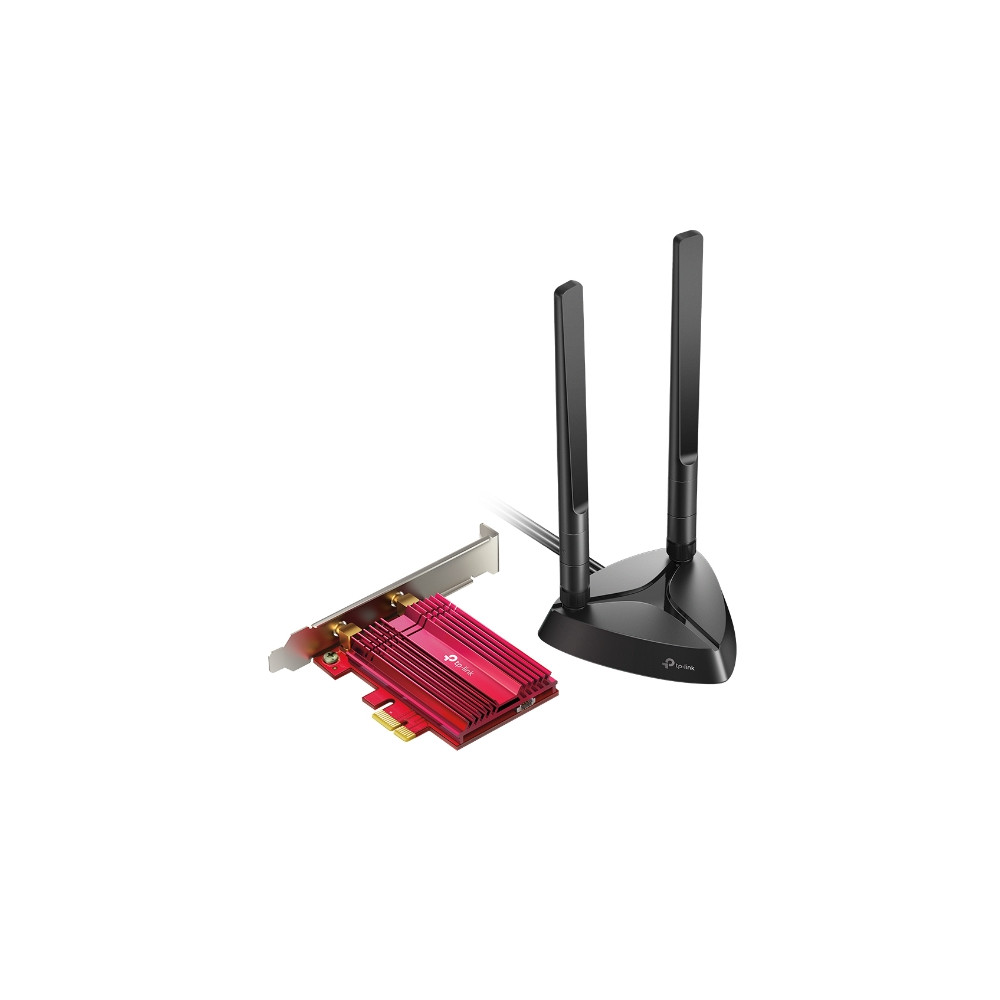 TP-LINK AX3000 Wi-Fi 6 Bluetooth 5.0 PCIe Adapter TX3000E 2.4GHz/5GHz, Antenna type 2xHigh-Gain External Antennas, 574+2402 Mbit