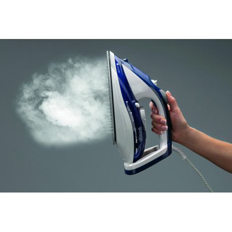 Gorenje Steam Iron SIH2600BLC Steam Iron, 2600 W, Water tank capacity 350 ml, Continuous steam 30 g/min, Blue/White