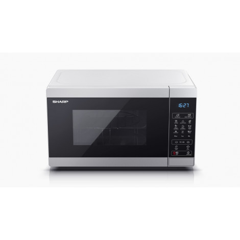 Sharp Microwave Oven YC-MG02E-S Free standing, 20 L, 800 W, Grill, Silver