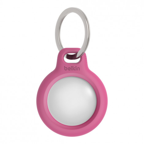 Belkin Secure Holder with Key Ring for AirTag Pink