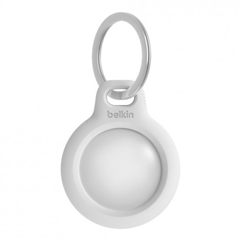 Belkin Secure Holder with Key Ring for AirTag white