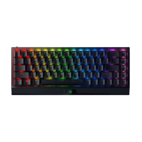 Razer BlackWidow V3 Mini HyperSpeed Mechanical Gaming Keyboard, RGB LED light, US, Wireless, Black, Yellow Switch