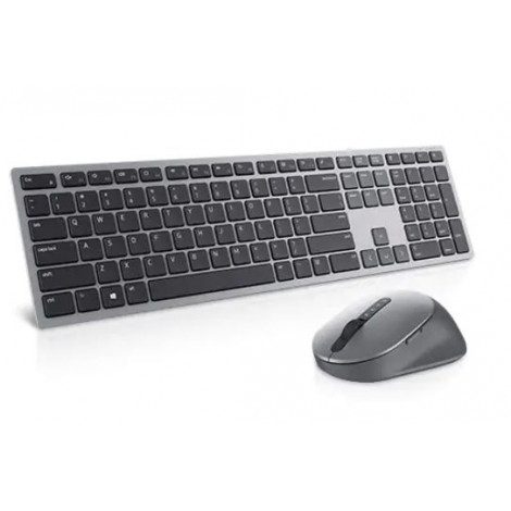 Dell Premier Multi-Device Keyboard and Mouse KM7321W Wireless, Wireless (2.4 GHz), Bluetooth 5.0, Batteries included, US Interna