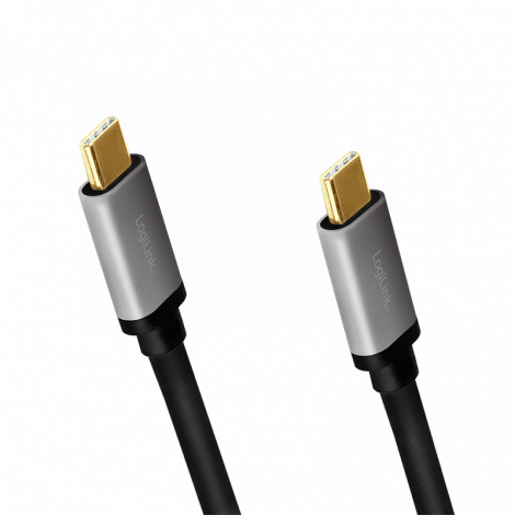 Logilink CUA0106 USB 2.0 Type-C cable USB 2.0 Type-C, This cable is ideal for connecting your external USB-C devices to your PC 