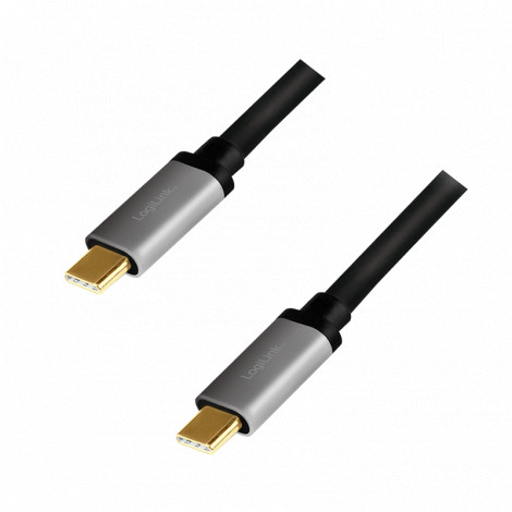 Logilink CUA0106 USB 2.0 Type-C cable USB 2.0 Type-C, This cable is ideal for connecting your external USB-C devices to your PC 