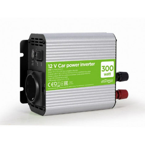 Gembird 12 V Car power inverter, 300 W EG-PWC300-01