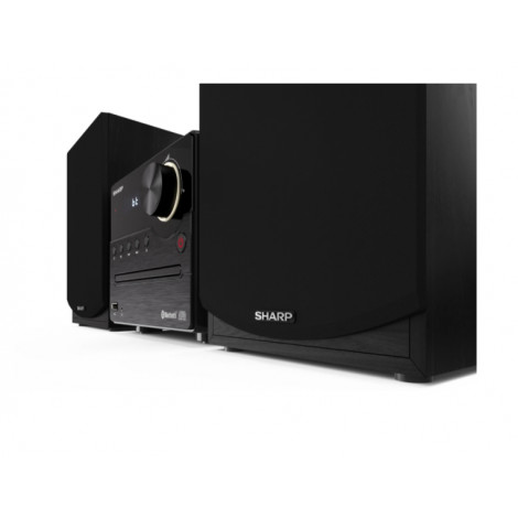 Sharp XL-B512(BK) Hi-Fi Micro System, CD/FM/USB/Bluetooth v5.0, 45W, Black