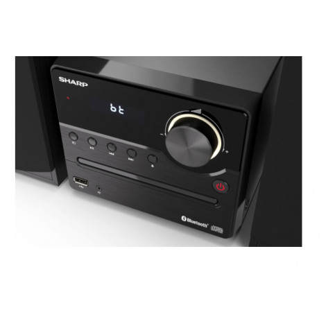 Sharp XL-B512(BK) Hi-Fi Micro System, CD/FM/USB/Bluetooth v5.0, 45W, Black