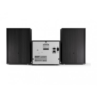 Sharp XL-B512(BK) Hi-Fi Micro System, CD/FM/USB/Bluetooth v5.0, 45W, Black