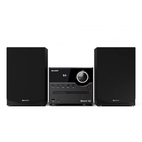 Sharp XL-B512(BK) Hi-Fi Micro System, CD/FM/USB/Bluetooth v5.0, 45W, Black