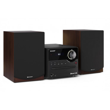 Sharp XL-B512(BR) Hi-Fi Micro System, CD/FM/USB/Bluetooth v5.0, 45W, Brown