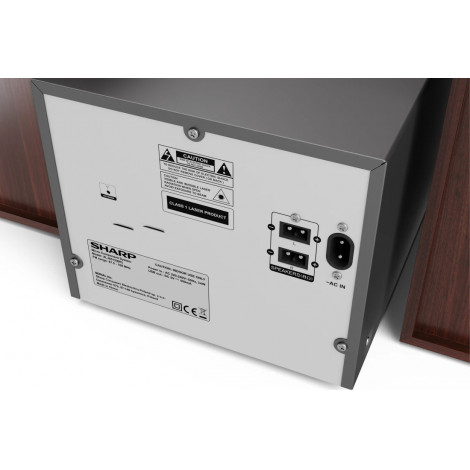 Sharp XL-B512(BR) Hi-Fi Micro System, CD/FM/USB/Bluetooth v5.0, 45W, Brown