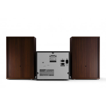 Sharp XL-B512(BR) Hi-Fi Micro System, CD/FM/USB/Bluetooth v5.0, 45W, Brown