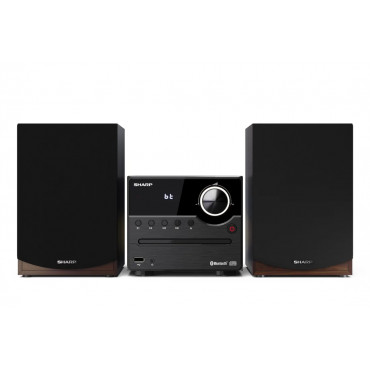 Sharp XL-B512(BR) Hi-Fi Micro System, CD/FM/USB/Bluetooth v5.0, 45W, Brown