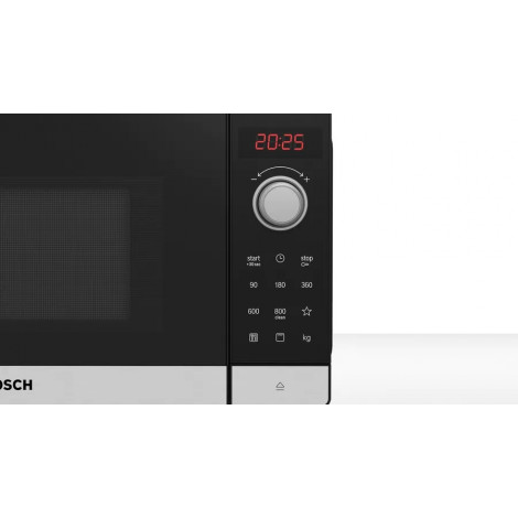 Bosch Microwave oven Serie 2 FEL023MS2 Free standing, 800 W, Grill, Black