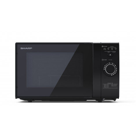 Sharp Microwave Oven with Grill YC-GG02E-B Free standing, 700 W, Grill, Black