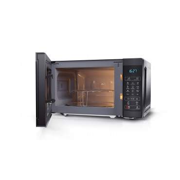 Sharp Microwave Oven with Grill YC-MG02E-B Free standing, 800 W, Grill, Black