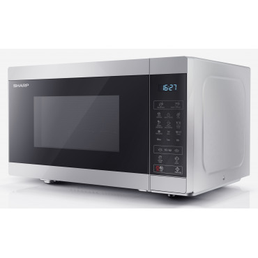 Sharp Microwave Oven with Grill YC-MG81E-S Free standing, 900 W, Grill, Silver