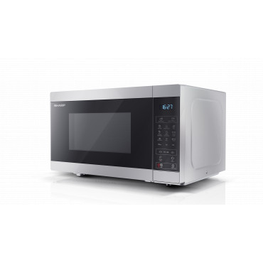 Sharp Microwave Oven with Grill YC-MG81E-S Free standing, 900 W, Grill, Silver