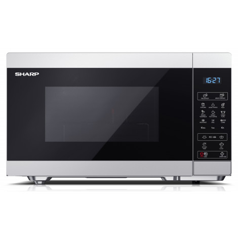 Sharp Microwave Oven with Grill YC-MG81E-S Free standing, 900 W, Grill, Silver