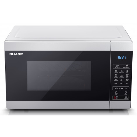 Sharp Microwave Oven with Grill YC-MG81E-S Free standing, 900 W, Grill, Silver