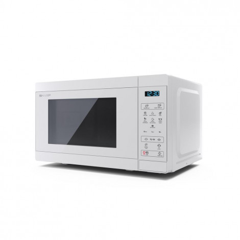 Sharp Microwave Oven YC-MS02E-C Free standing, 800 W, White