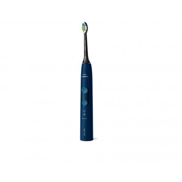 Philips ProtectiveClean 5100 Electric toothbrush HX6851/53 For adults, Number of heads 2, Dark Blue, Number of teeth brushing mo