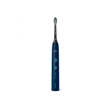 Philips ProtectiveClean 5100 Electric toothbrush HX6851/53 For adults, Number of heads 2, Dark Blue, Number of teeth brushing mo