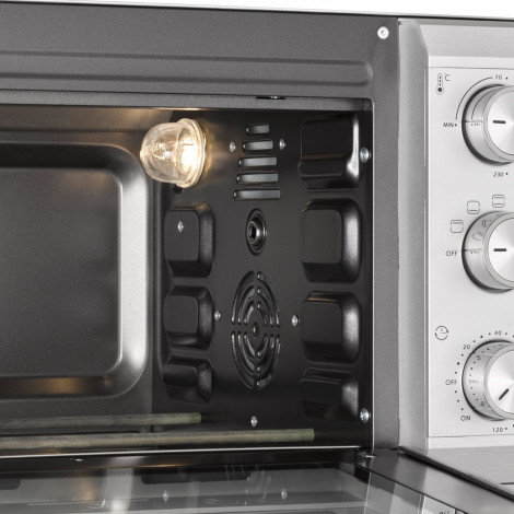 Caso Compact oven TO 20 SilverStyle 20 L, Electric, Easy Clean, Manual, Height 27 cm, Width 45 cm, Silver