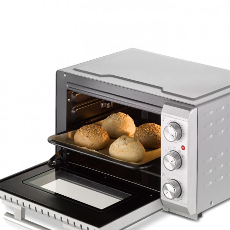 Caso Compact oven TO 20 SilverStyle 20 L, Electric, Easy Clean, Manual, Height 27 cm, Width 45 cm, Silver