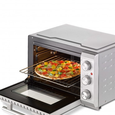 Caso Compact oven TO 20 SilverStyle 20 L, Electric, Easy Clean, Manual, Height 27 cm, Width 45 cm, Silver