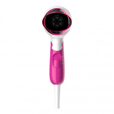 Philips Hair Dryer BHD003/00 1400 W, Number of temperature settings 2, White/Pink