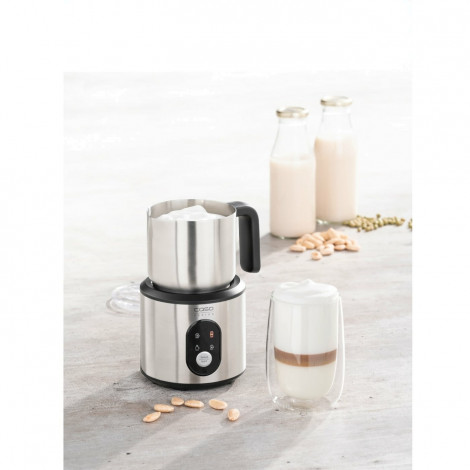 Caso Crema & Choco Milk frother, LED Display, 360 base station, Inox