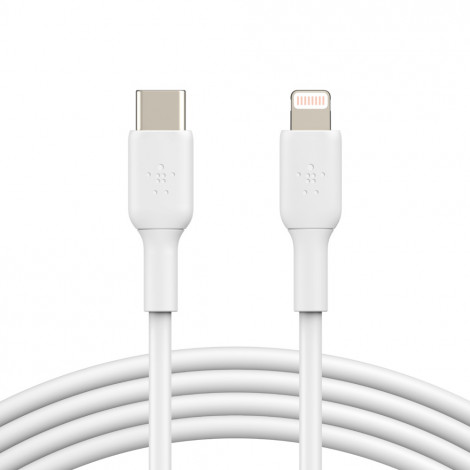 Belkin BOOST CHARGE CAA003bt1MWH USB-C to Lightning, 1 m, White