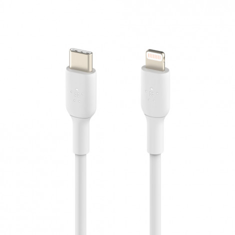 Belkin BOOST CHARGE CAA003bt1MWH USB-C to Lightning, 1 m, White