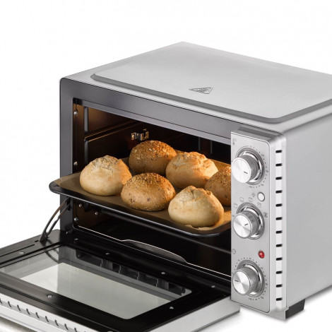 Caso Compact oven TO 26 SilverStyle 26 L, Electric, Easy Clean, Manual, Height 30 cm, Width 48 cm, Silver