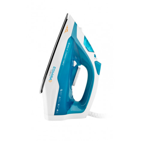 ETA Iron Esmira ETA027390000 Steam Iron, 2200 W, Water tank capacity 380 ml, Continuous steam 40 g/min, Turquoise