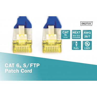 Digitus Patch Cord CAT 6A S-FTP, Cu, LSZH AWG 26/7, 1 m