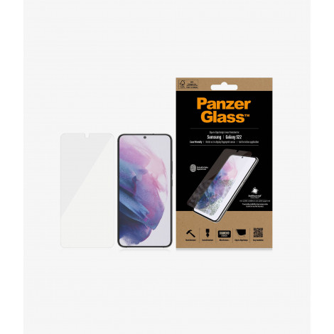 PanzerGlass Samsung, Galaxy S22, Tempered glass, Transparent, Screen Protector