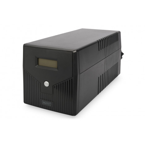 Digitus Line-Interactive UPS DN-170074, 1000VA, 600W, 2x 12V/7Ah battery, 4x CEE 7/7 outlet, 2x RJ45, 1x USB 2.0 type B, 1x RS23