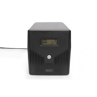 Digitus Line-Interactive UPS DN-170076, 2000VA/1200W 12V/9Ah x2 battery, 4x CEE 7/7, USB, RS232, RJ45,LCD, Simulated sine wave, 